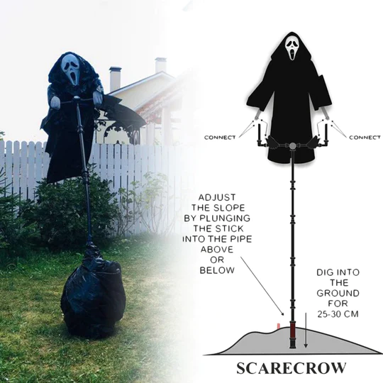 50% OFF-Halloween special offer-Scream ScareCrow(Buy 2 Free Shipping)