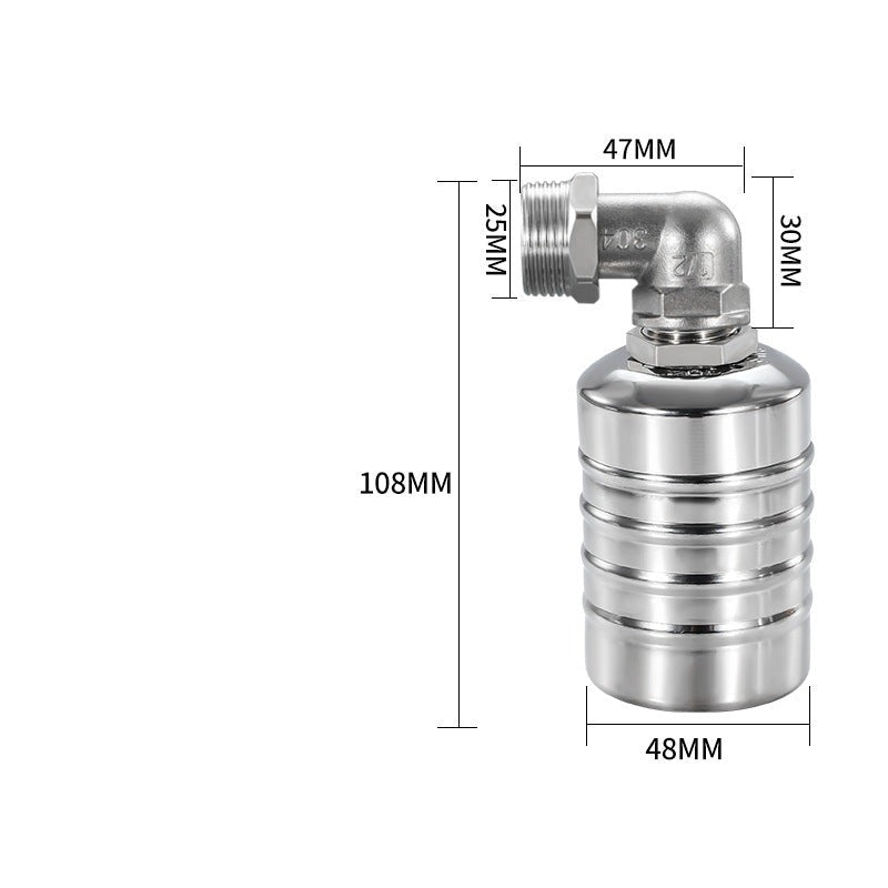 304 stainless steel fully automatic water level control float valve