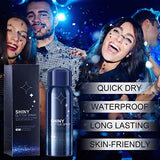 2022 Temporary Glitter Spray, Body Shimmery Spray for Skin, Face, Hair and Clothing