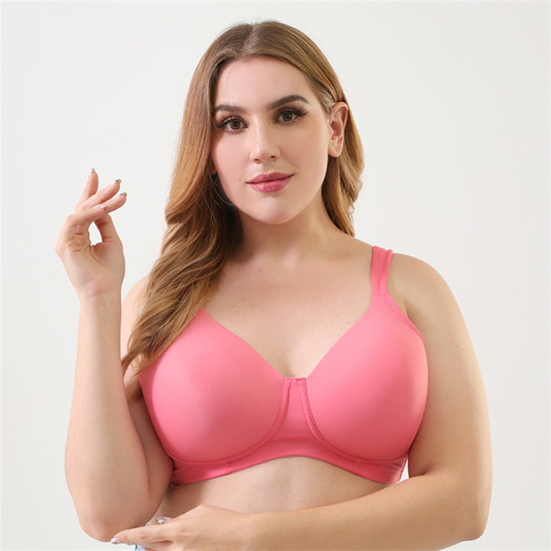 Pink Ultra-thin Plus Size Bra