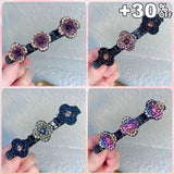 🔥LAST DAY 48% OFF🔥Sparkling Crystal Stone Braided Hair Clips